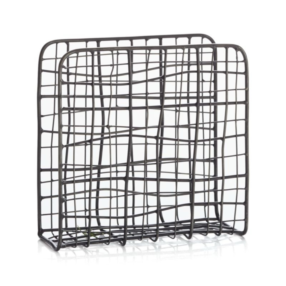 NEW Crate&Barrel Wire Napkin Holder - Picture 2 of 2